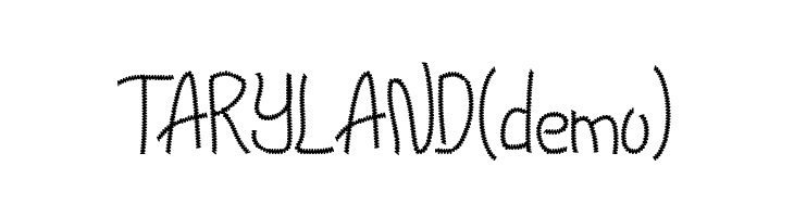 TARYLAND (demo)  baixar fontes gratis