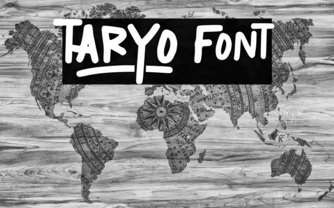 TARYO Font examples