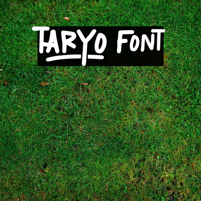 TARYO Font examples