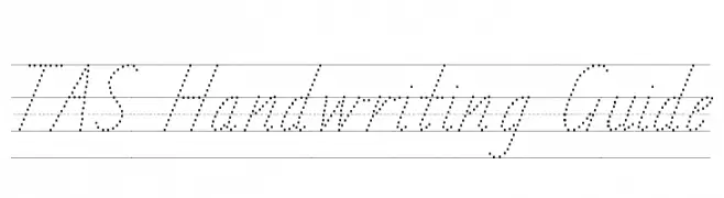 TAS Handwriting Guide 