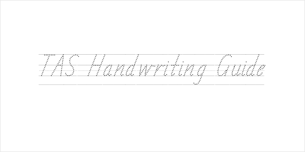 TAS Handwriting Guide Logo