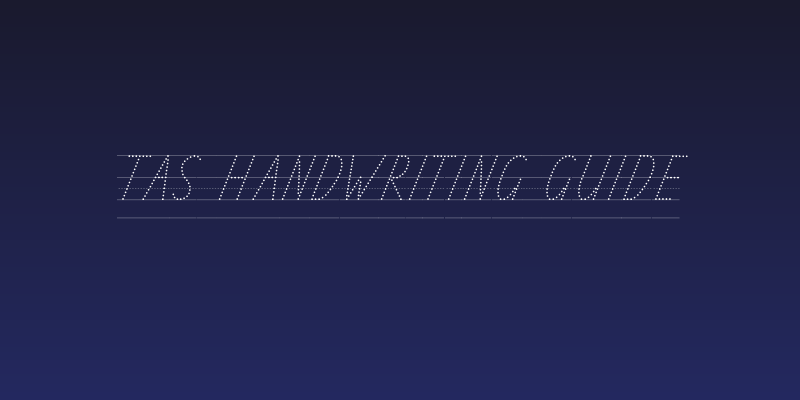 TAS Handwriting Guide Social Header