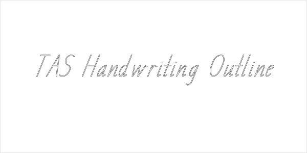 TAS Handwriting Outline Logo
