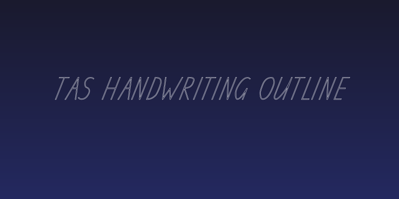TAS Handwriting Outline Social Header