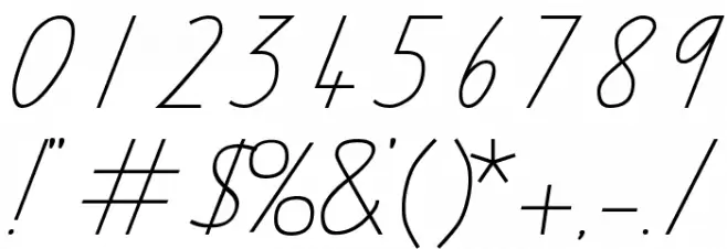 TAS School Handwriting Font Font OTHER CHARS