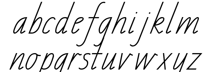 TAS School Handwriting Font Font LOWERCASE