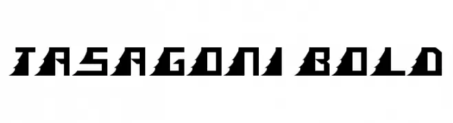 TASAGONI BOLD  baixar fontes gratis