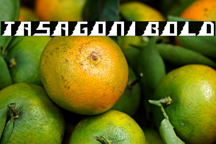 TASAGONI BOLD Example 3