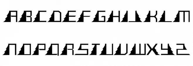 TASAGONI REGULER Schriftart Groß