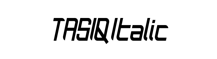 TASIQ Italic  Frei Schriftart Herunterladen