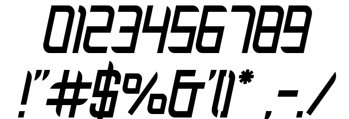 TASIQ Italic Font OTHER CHARS