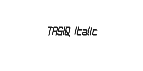TASIQ Italic Logo