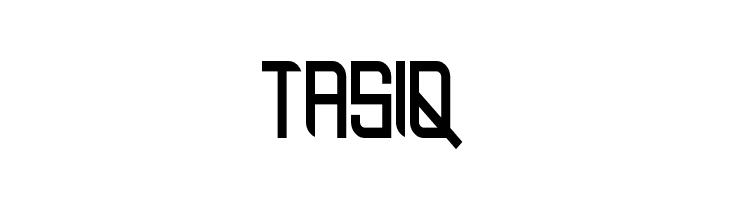 TASIQ  font caratteri gratis