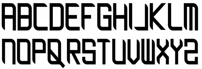 TASIQ Шрифта ВЕРХНИЙ