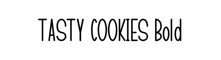 TASTY COOKIES Bold Polices