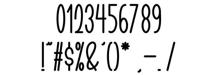 TASTY COOKIES Bold Font OTHER CHARS