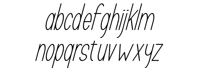 TASTY COOKIES Italic Font LOWERCASE