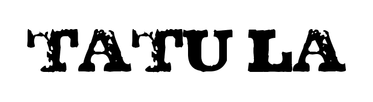 TATU LA フォント
