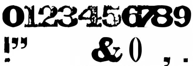 TATU LA Font OTHER CHARS