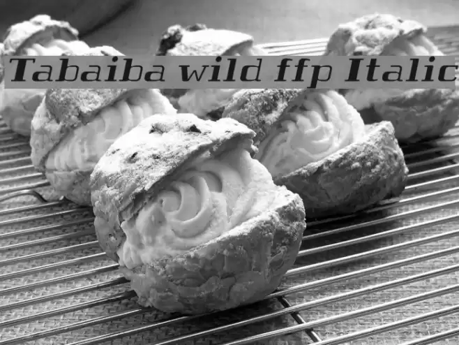 Tabaiba wild ffp Italic Font examples