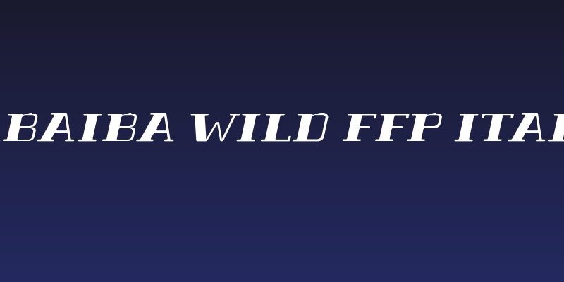 Tabaiba wild ffp Italic Social Header
