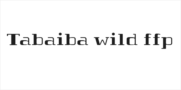 Tabaiba wild ffp Logo