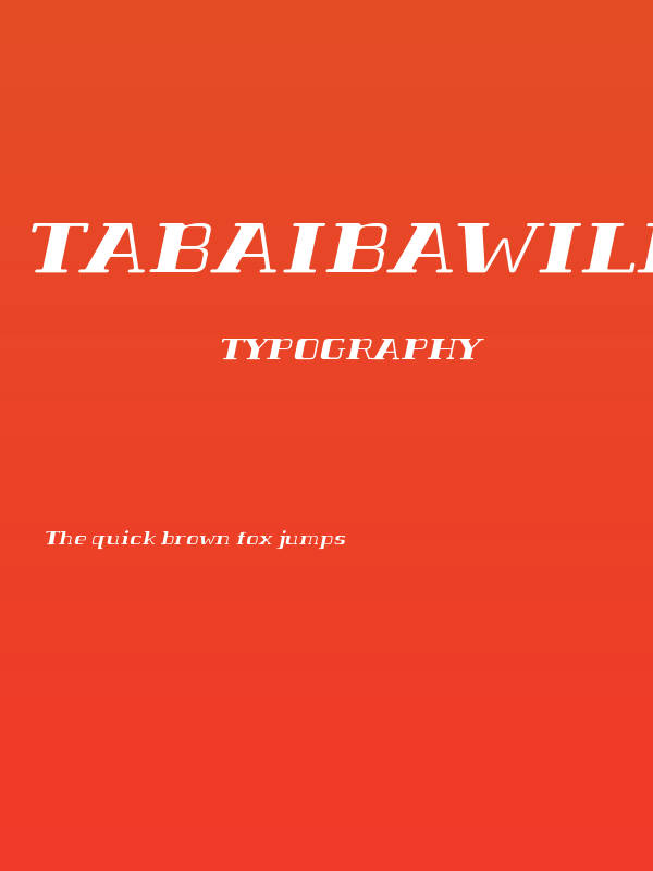 Tabaibawildffp-Italic Poster