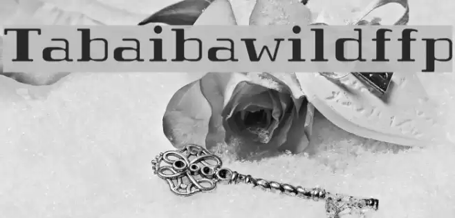 Tabaibawildffp Font examples