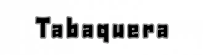 Tabaquera  Frei Schriftart Herunterladen