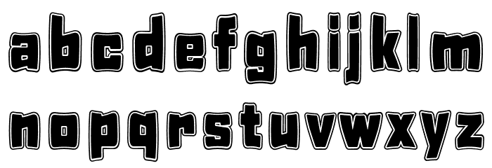 Tabaquera Schriftart Kleinbuchstaben