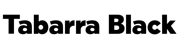 Tabarra Black फ़ॉन्ट