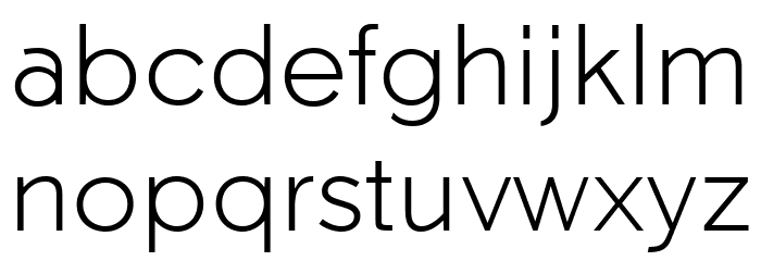 Tabarra Light Font LOWERCASE