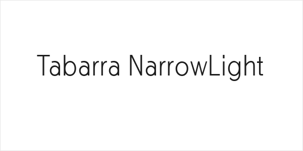 Tabarra NarrowLight Logo