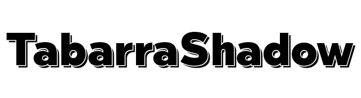 TabarraShadow फ़ॉन्ट