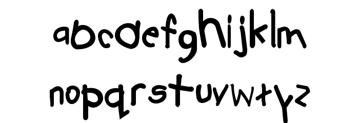 Tabatha Bold Font LOWERCASE
