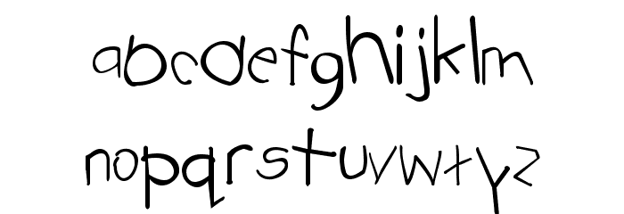 Tabatha Normal Font LOWERCASE