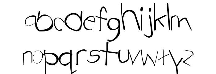 Tabatha Regular Font LOWERCASE