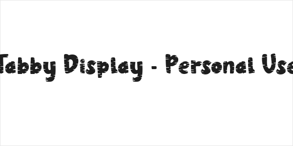 Tabby Display - Personal Use Logo