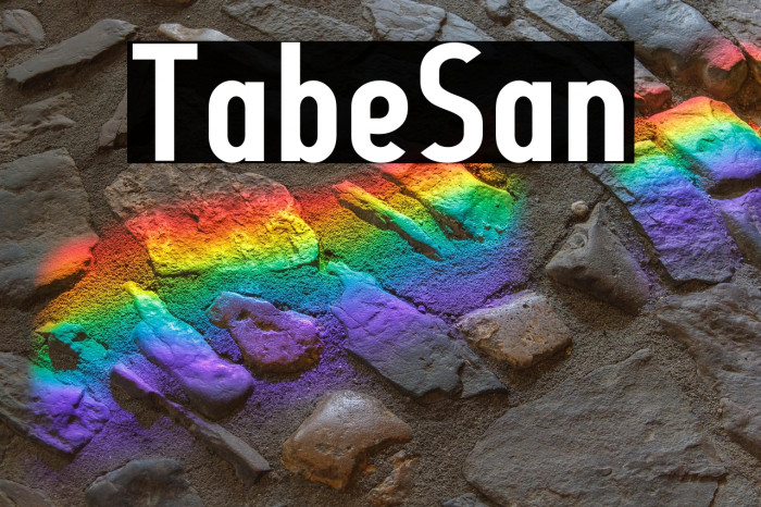 Tabel Sans Example 2