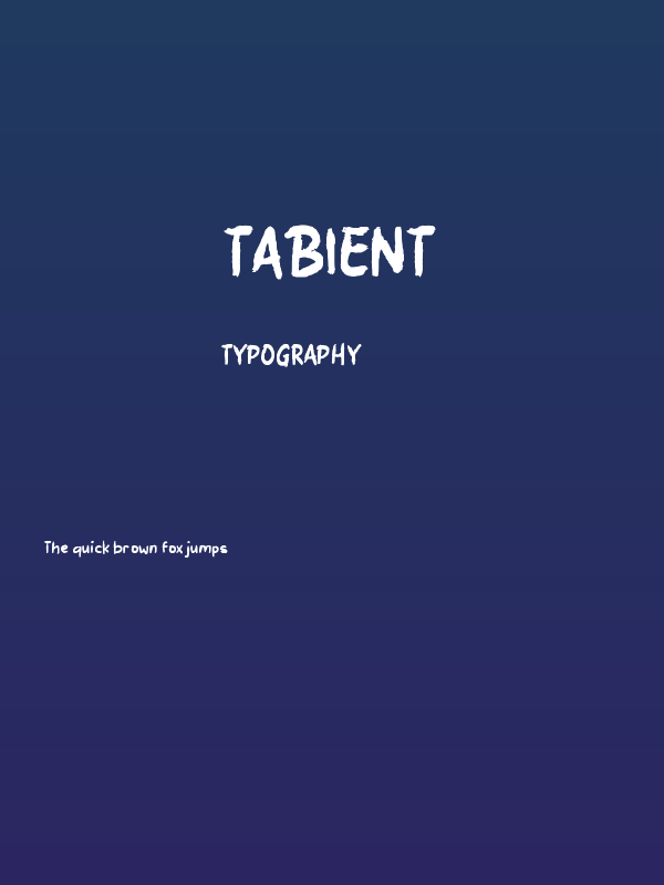 Tabient Poster
