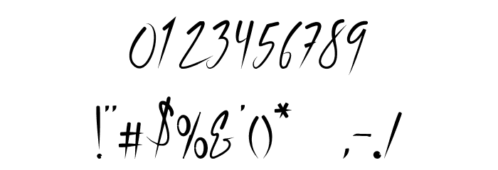 Tabina Font OTHER CHARS