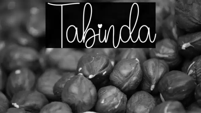 Tabinda Caratteri examples