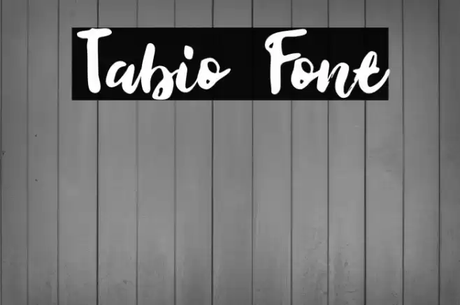 Tabio Font examples