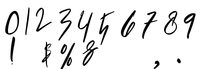 TabithaSmest Font OTHER CHARS
