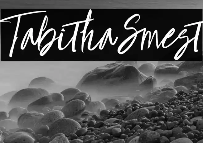 TabithaSmest Font examples