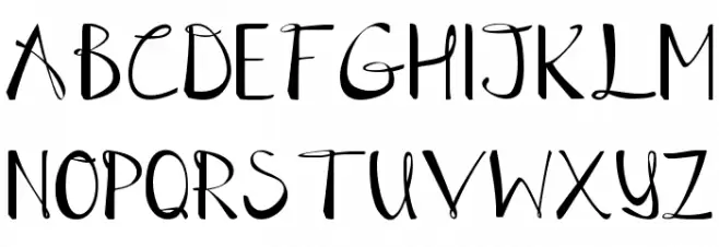 Table Air Lamp Font Alte caractere