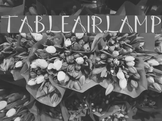 Table Air Lamp Font examples