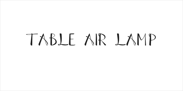 Table Air Lamp Logo