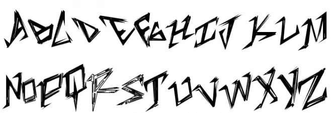 TableShank Шрифта ВЕРХНИЙ