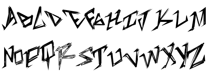 TableShank Font LOWERCASE